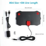 Digital HDTV Indoor HD TV Antenna with Amplifier Signal Booster TV Radius Surf Fox Antenna HD TV Antennas Aerial