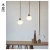 Import Dining Room Blue Indoor High Rope Bead Light Pendant Modern Glass Bubbles Ball Grape Chandelierhigh Ceilings from China