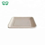 disposable bagasse meat tray