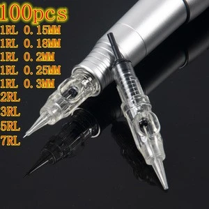 Disposable tattoo cartridge needle 600D-G PMU Machine needle cartridge for permanent makeup
