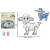 Import DIY High Quality Animals Shape Coloring Inflatable Balloon Party Decoration Kids Educational Animals Painting Balloon Toys from China