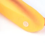 Dog Chew Squeaky Toys Vinyl Hamburger Durable Bite Squeaker Puppy Pet Toy
