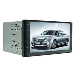 Double Din Android 7.1 system1-16GB 2din  Car DVD player full touch for universal all car with BT GPS Steering wheel control