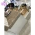 Import double seaters yellow velvet salon pedicure station spa pedicure equipment elegant pedciure chairs with crystal sink from China