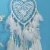 Import Dropshipping Pink White Orange Heart Frame Dream Catcher with LED Handmade Wholesale Boho Dreamcatcher from China