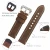 Import EACHE Best Quality Crazy Horse Genuine Leather Watch Band 20mm 22mm 24mm 26mm Have In Stock watch strap from China
