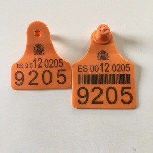 ear tag for cattle orange ear tag
