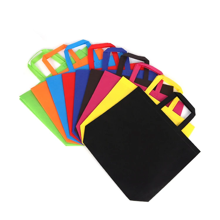Eco-Friendly Customized Promotional Cheap Printed Reusable Non Woven Personalize bags for shopping with personal logo