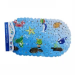 Eco-Friendly Soft Coussin Bain De Soleil Colorful Funny Foot Massage Mat PVC 350g Bath Mat Bathroom