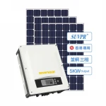 Economical System 5kw Grid Tie Complete Solar Power Panel Kits For Home