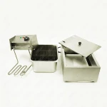 EH15 CE Proved Commercial Fryer Machine 1 Tank Counter Top Stainless Steel Deep Fryer Electric Oden Donut Fryer Machine