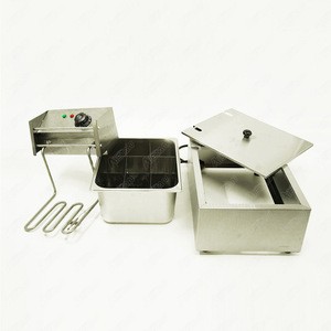EH15 CE Proved Commercial Fryer Machine 1 Tank Counter Top Stainless Steel Deep Fryer Electric Oden Donut Fryer Machine