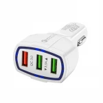 Electronic car accessories mobile phone portable charger QC 3.0 fast 3 USB ports for iphone for Huawei mate30