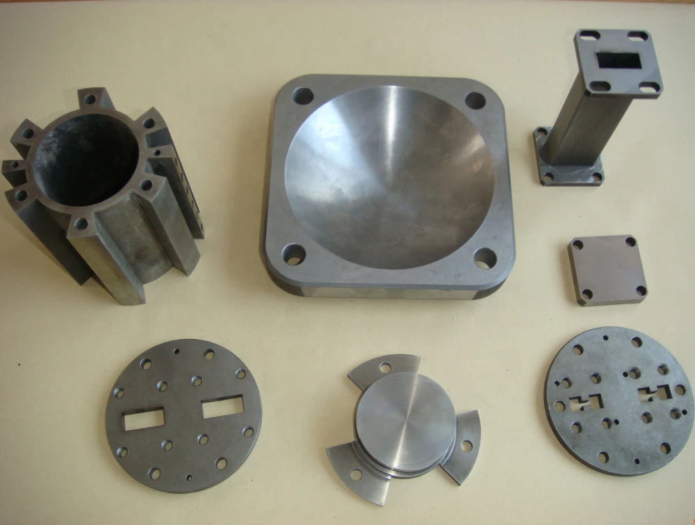Electronics and semiconductor parts waveguide components in tungsten material