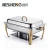 Import Elegant gold stainless steel food warmers chafing dish with double fuels from China