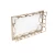 Import Elegant Vanity Metal Wire Crystal Mirror Serving Tray from China