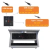 Embedded brush desk box socket 20W office desktop top wireless fast charging British standard flip cover brush socket