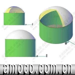 Euro-standard Biogas Holder, Pvc Gas Holder Double Membrane