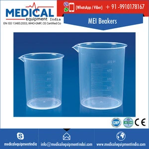 Excellent Clarity and Chemical Resistance Polypropylene Lab Beakers