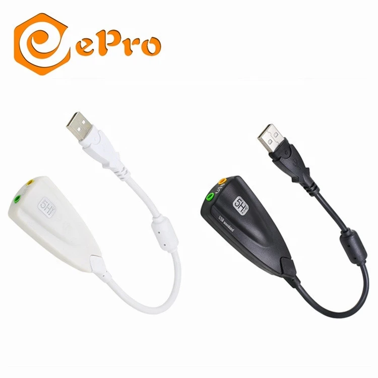 External USB Sound Card USB to 3.5mm Audio Stereo Microphone Speaker Adapter Converter 7.1 Channel Sound Headphone MIC speaker