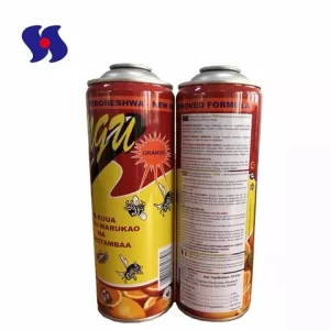 Factory 500ml Insect Killer Spray Tinplate Cans With CMYK Printing aerosol bottle Empty cans