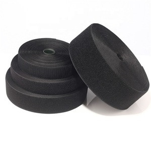 Factory custom self adhesive fastener sticky back to back nylon elastic hook and loop Velcro tape in roll