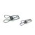 Import Factory Custom Silver Metal Clothespin Stainess Steel Spring Clips/Clothes Hanger Peg/Sunning Clips from China