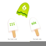 Factory Custom Wholesale Pretend Ice Cream Playset Games Kids Math Learning Toys Educational For Toddlers