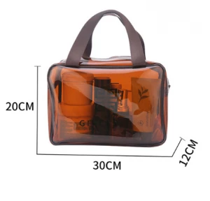 Factory customization plastic zipper bags pvc zipper bag cosmetic bags cases