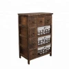 factory customized European style wood cabinet drawer with 9 drawer for living room furniture