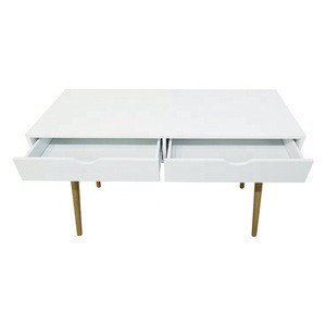Factory direct price modern office desk manager desk office white office desk with 2 drawers