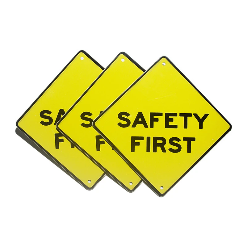 Factory Direct Sale Customized Printed Aluminum Reflective Road Traffic Warning Sign Safety Signs