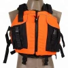 Factory direct selling personal watercraft life vests orange and black life jackets o brien life vest