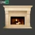 Import Factory direct supply cheap price beige limestone fireplace surround from China