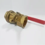 Factory high quality Brass 1'  valve tapped for pressure gauge outlet firefighting equipment test&drain valve