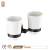 Import Factory Online Shopping Antique Metal Black Marble Bathroom Accessories ORB Ceramic Bathroom Set from China