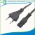 Import Factory Outlet Euro 2PIN Power Cord 220v AC  Power Cable for Home Appliance 300/500V &quot;8&quot;Model plug cable from China