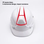 Factory Price 285mm PP Plastic Industrial Work Hard Hat Safety Helmet
