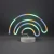 Import factory price cheap indoor metal table lamp usb multicolor rainbow led neon light from China