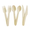Factory price eco friendly fork knife spoon custom wooden cutlery