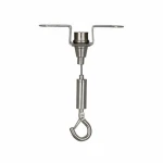 Factory price newest wire rope hanging wire ropes with spring hooks