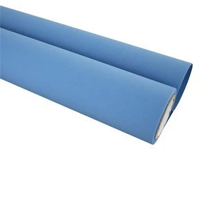 Factory Price Waterproof Soft-touch Anti-static Opaque Embossed Plain Color PVC Film for Furniture Lamination