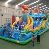 Factory Prices Large Inflatable Bouncy Castle, Big Combo Giant Jumping Inflatable Bouncer Castle