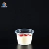 Factory Supply 250ml Round Plastic Disposable Pudding Cup Soup Bowl