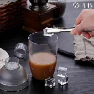 Factory supply kitchen tool mini sugar food clip stainless steel ice tong