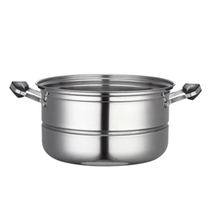 Factory Supply stainless steel steamer pot/cookware 3 layer for cooking