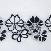 Factory wholesale lace product 7 cm milk silk polyester code lace for garment textile accessories QH07124