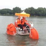Family entertainment sea water sports 3  wheels seawater pedal tricycle bike for sale