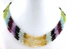 Fantastic Quality Micro Faceted Rondelle Beads Natural Multi Tourmaline Gemstone Necklace