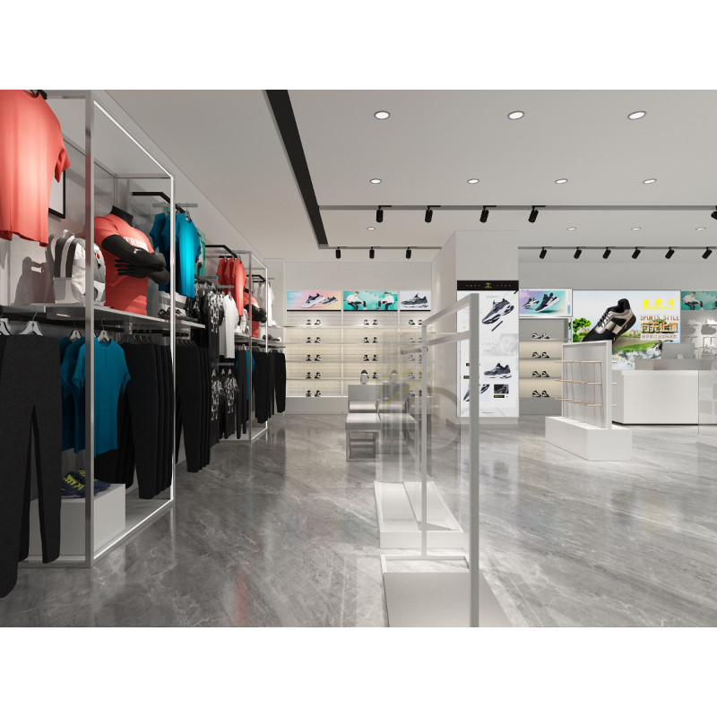 Buy Fashion Customized Showcase Clothing Shop Interior Display Cabinet ...